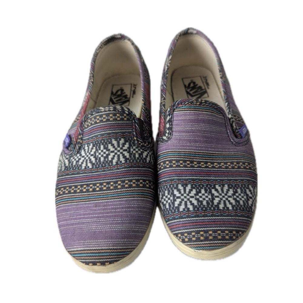 vans slip on low pro dri lex boho guate weave stripe unisex M 7.5 W 9